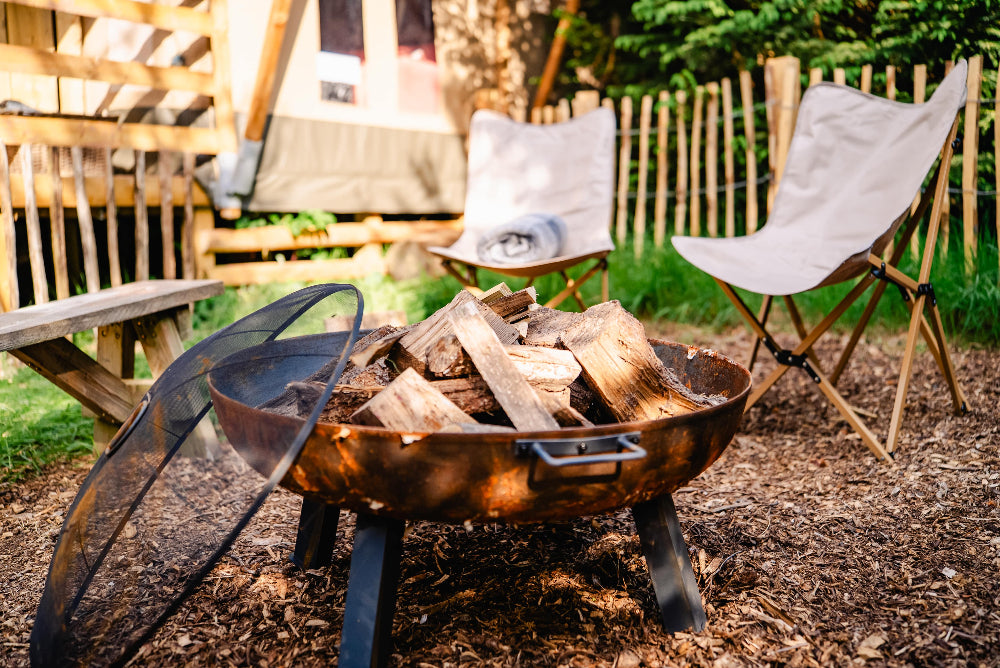 Firepit glamping near raglan usk abergavenny