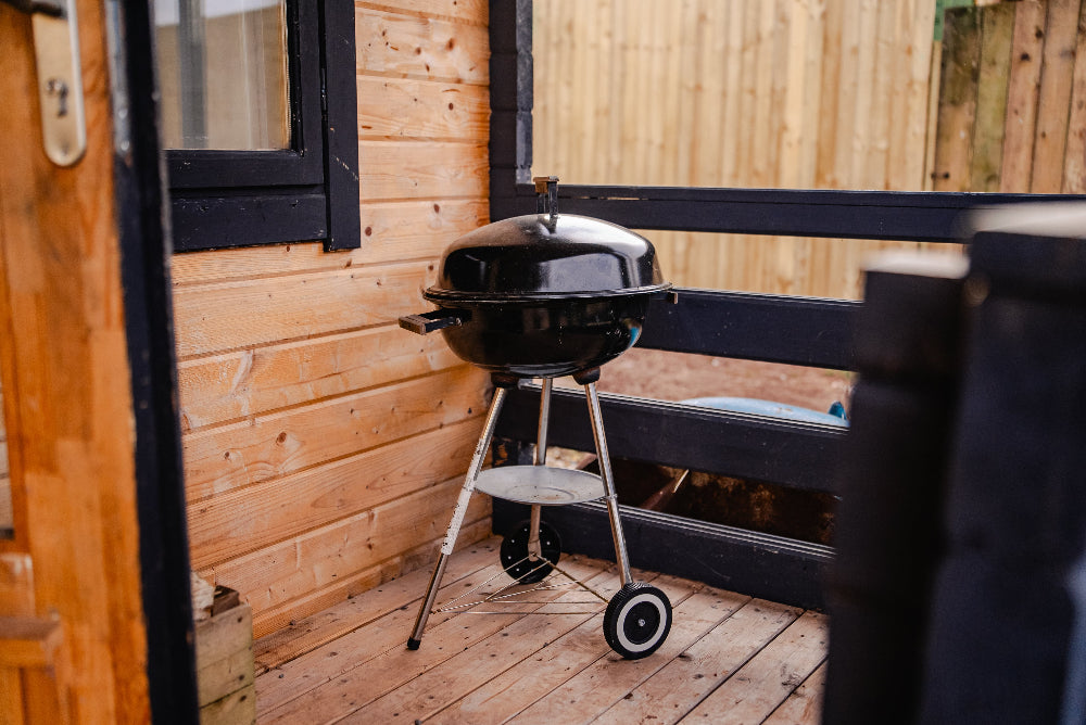 bbq at pine forest view raglan glamping