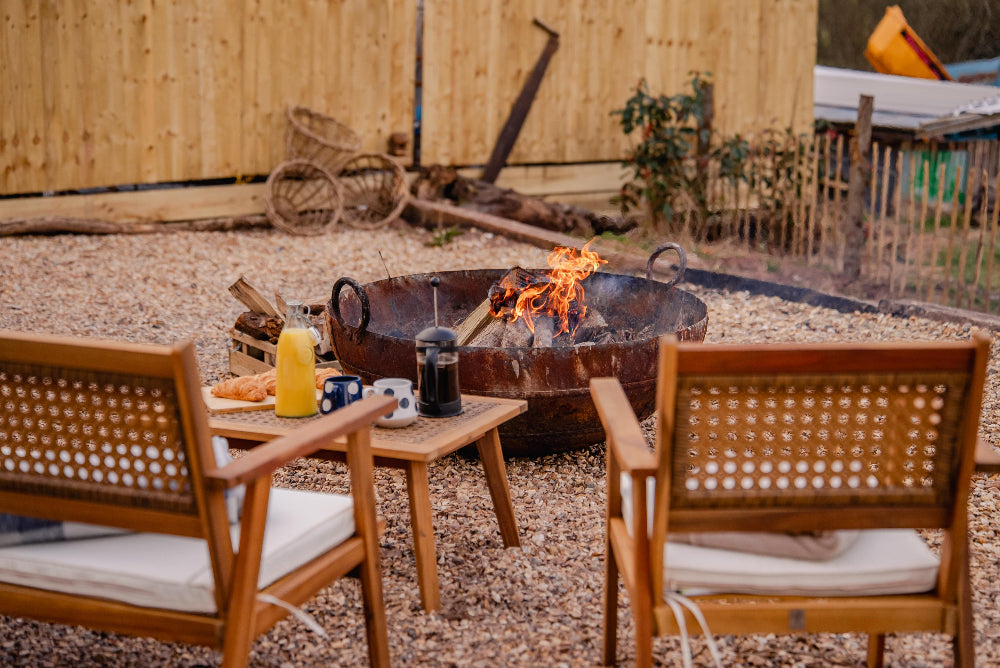 Firepit at Pine forest view