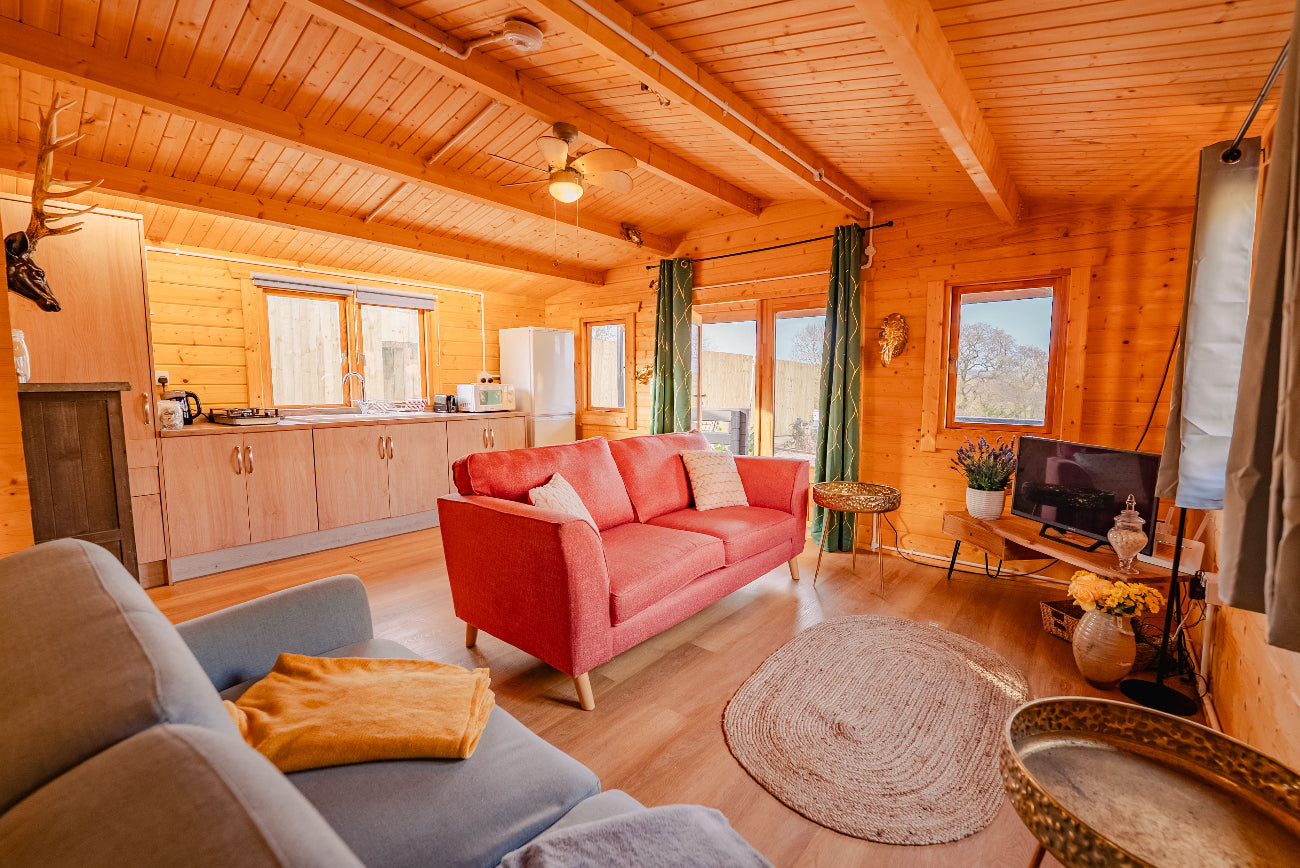 spacious and warm pine forest view monmouthshire glamping